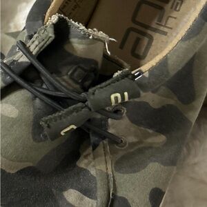 Mens Hey Dude Camo Slip Ons